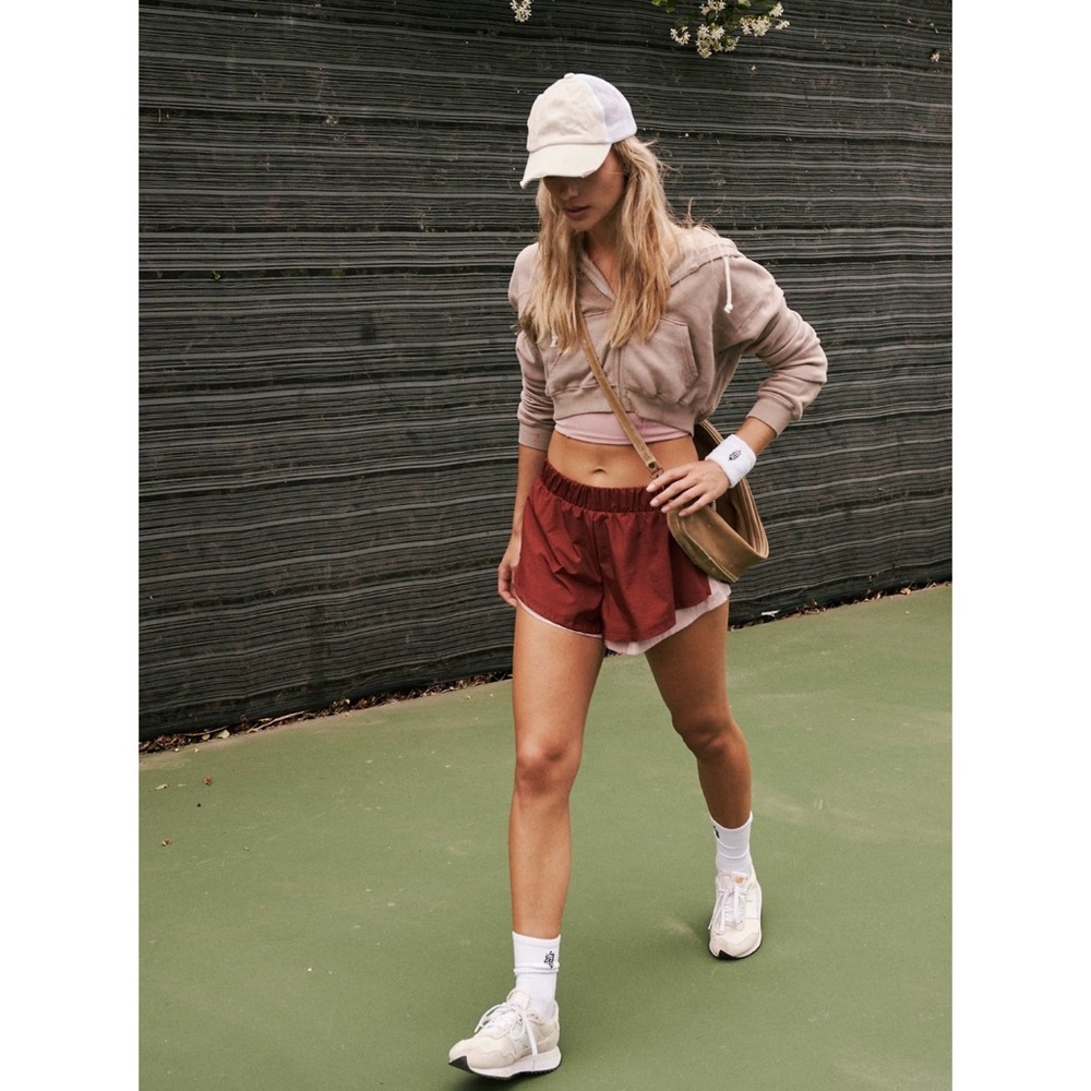 FP Movement by Free People black and white Athletic Shorts